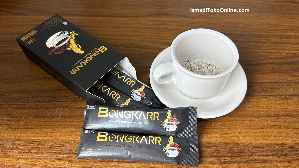 tampilan foto asli box, saset dan serbuk kopi bongkar denpasar pangsan bali
