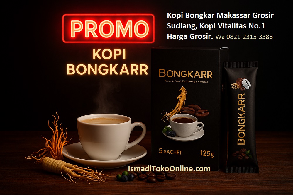 Kopi Bongkar Makassar Grosir Sudiang, Kopi Vitalitas No.1 Harga Grosir